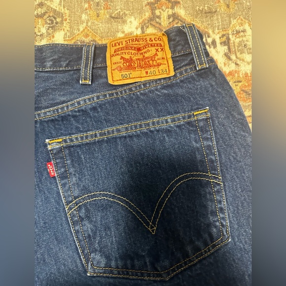 Men’s Levi’s 501 Jeans Size 40x34 - Picture 6 of 6
